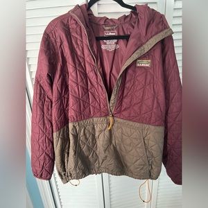 LLBean warm pullover coat